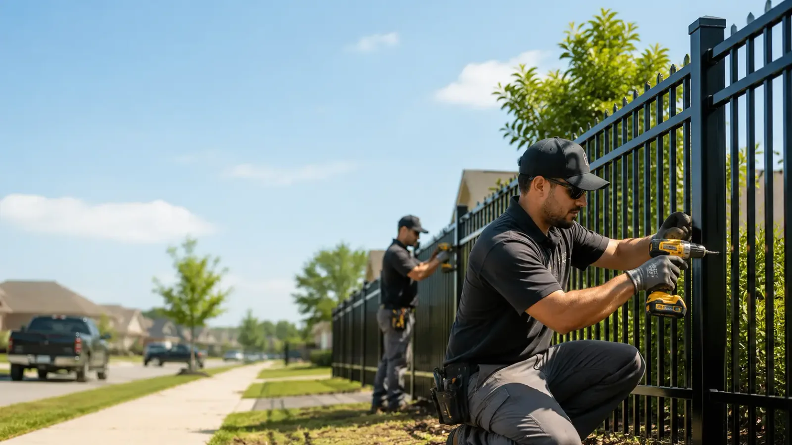 Metal Fence Installation in Knoxville, PA